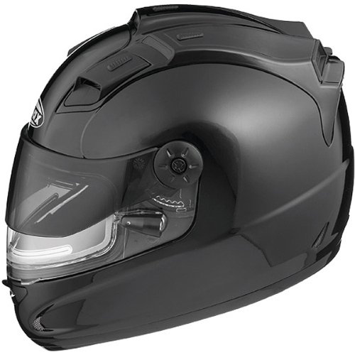 GMAX GM68S Men's Snow Snowmobile Helmet w/ Free B&F Heart Sticker Bundle - Matte Black / X-Large