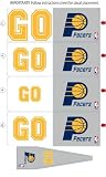 Indiana Pacers Animated 3-D Auto Spin-Flags