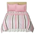 Circo® Stripe Bedding Collection - Pink/ Brown
