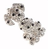 Accessories By Park Lane O2828 Diamante Spotty Dog Brooch With Crystal Stones