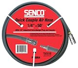 Senco PC0064 Hose 1/4-inch by 50 foot with 1/4 Couple Plug