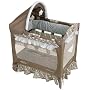 Graco Travel Lite Crib Playard, Barcelona Bluegrass