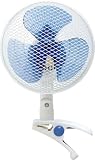 イズミ ion portable fan マイナスイオンクリップ扇風機 CF-540A ブルー