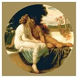 Acme And Septimus by Frederick Lord Leighton. Art Print Poster 40 inches width by 40 inches height. Highest Quality Art Poster Print