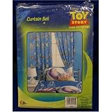 Buzz Lightyear ROCKET pair of curtains 66 x 72" incl tie backs