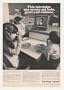 1970 Sony Censor TVC-111U TV Television Print Ad [Kitchen]