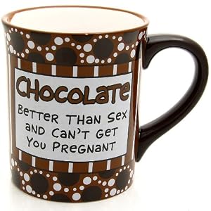 Our Name Is Mud by Lorrie Veasey Chocolate Pregnant Mug, 5.375-Inch