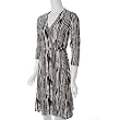 BCBG Maxarzia 3/4 Sleeve Wrap Dress (Closeout Item)