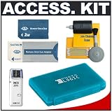 Lexar 2GB Memory Stick (MS) with USB 2.0 Card Reader + Universal Memory Card Case + 5-Piece Cleaning Kit