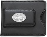 St. Louis Cardinals 2006 World Series Champions 3/4 Silver Logo on Black Leather Front Pocket Wallet Money Clip