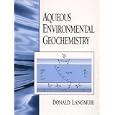 Aqueous Environmental Geochemistry by  Donald Langmuir