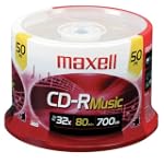 Maxell CDR80M Recordable CD for Audio...