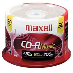 Maxell CDR80M Recordable CD for Audio CD Recorders