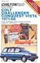 Colt, Challenger Conquest, and Vista, 1971-88 (Chilton's Repair Manual (Model Specific))