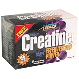 ISS Complete Creatine Effervescent Power, Grape, 24 Gram Servings (Pack of 24)