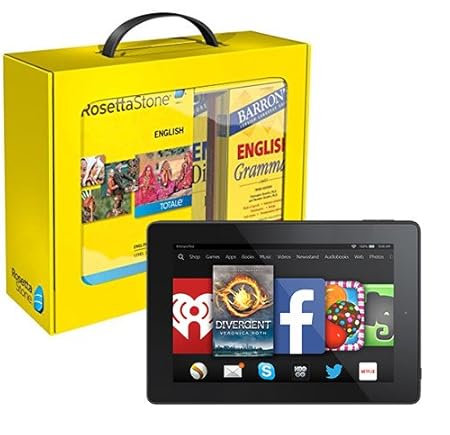 Rosetta Stone English (American) Power Pack and Fire HD 7 Bundle