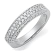.61ctw Round Diamond Platinum Wedding Band (SI1/2, H-I)