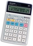 Review Sharp  / Sharp Calculator Tax Euro Desktop Tax Battery/Solar-power 12 Digit 104x168x18mm Ref EL337EB