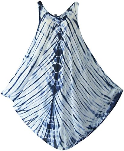 Pikulla Half Moon Sleeveless Women's Tie Dye Coco-L Multicoloured Dress X-Large