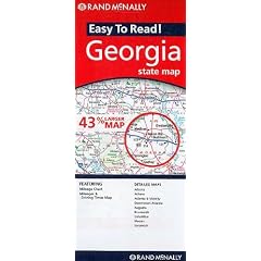 Rand McNally Easy to Read! Georgia State Map