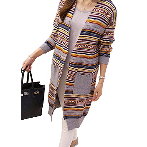 (ノーブランド品) ニット カーデ ニットカーディガン コーディガン ニット レディース ロングカーデ ロングカーディガン ロング丈 トッパーカーディガン 秋