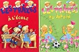 Livres : Les Triplés Pack  3 exemplaires : Les triplés à l'école. Les triplés au jardin. Les triplés et leur super grand-père