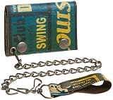 Leather Island Mens Jazz Biker Wallet