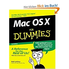 Mac OS X For Dummies (For Dummies (Computers))