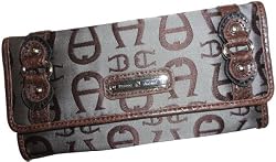 Etienne Aigner Wallet Checkbook Lazaro Personal Assets