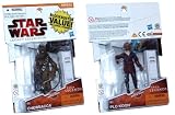 Star Wars 2009 Legacy Collection Saga Legends Blockbuster Value 2 Pack 4 Inch Tall Action Figures - CHEWBACCA SL15 with Blaster Rifle, Breath Mask and Battle Gear Box (4 Blaster Rifles and 2 Pistols) Plus PLO KOON SL13 with Blue Lightsaber and Battle Gear Box (4 Blaster Rifles and 2 Pistols)