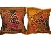 2 Carrot Orange Vintage Sari Banjara Toss Pillow Mirror Embroidery Cushion Covers