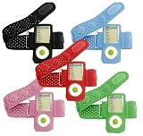 Neorpene Adjustable Sport Armband for Apple iPod Nano Chromatic 4th Generation 8gb 16gb - FITS UP TO 14 BICEP - (Nano 4 MP3 NOT Included)