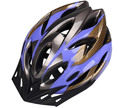 Topsung Integrally Road Bicycle Cycling Helmet Purple Black