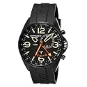 TORGOEN Swiss - T30301 - Montre Homme - Quartz Analogique - Alarme - Bracelet Plastique Noir