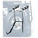 Allen Deluxe 3-Bike Spare Tire Mount Rack