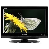 Sharp LC 19DV200E - 19 Aquos LCD TV with built-in DVD player - widescreen - 720p - HDTV - black
