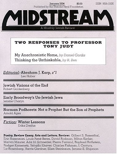 Midstream : A Bi-monthly Jewish Review