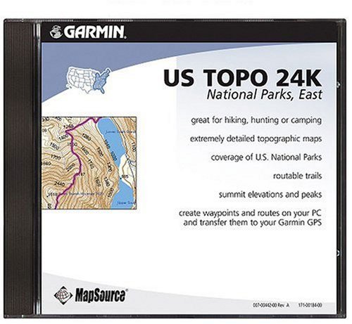 Garmin MapSource US TOPO CD-ROM for Garmin GPS Units, 24K East National Parks (010-10449-00)