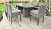 TK Classics FLORENCE-DTREC-KIT-8C-BEIGE Florence Dining Set, Beige