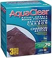 Aquaclear Activated Carbon Insert, 70-Gallon Aquariums, 3-Pack