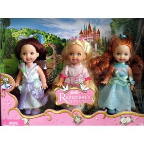 Barbie Kelly Rapunzel"s Wedding Flower Girls Dolls (2005)