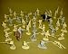 Alamo Davy Crockett Frontiersmen and Mexicans set #1 --- 38 pieces