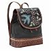 Western Drawstring bag Purse American West hand Tooled Leather Handbag