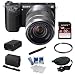 Sony NEX-5R NEX5R, NEX5RKB, NEX5RK 16.1 MP Compact Interchangeable Lens Digital Camera with 18-55mm Lens and 3-Inch LCD in Black + Sony 32GB Class 10 SD Card + Sony Camera Case + Replacement Battery Pack + Tiffen 49mm Filter + Accessory Kit