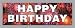 2'x4' Happy Birthday Vinyl Banners Vinyl Signs by SignsinaSnap