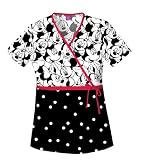 Cherokee Disney Characters Mock Wrap Top (XS-3X)