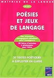 Poésies et jeux de langage CP/CE1