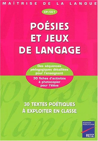 Poésies et jeux de langage CP/CE1