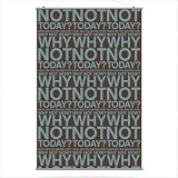 Why Not Slat in Cornflower and Chocolate Size: 48