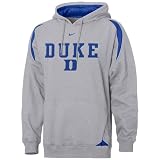 Nike Duke Blue Devils Ash Pass Rush Hoody Sweatshirt